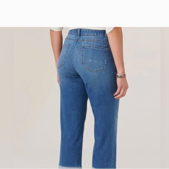 Democracy Women’s Size 22W High Rise Round up Best boyfriend Fit Jeans NWT - Picture 8 of 13